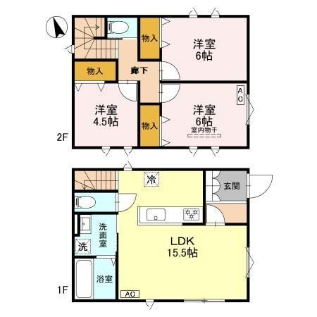 【間取り】 | cLasso　C棟