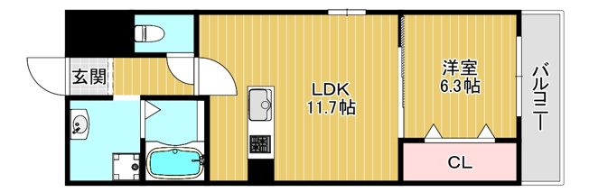 【間取り】 | マーキーズ京橋