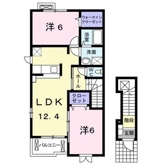 【間取り】 | フォレストヒルＡ