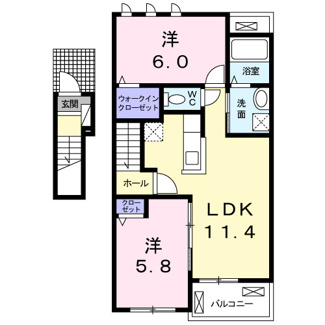 【間取り】 | エテルナＢ