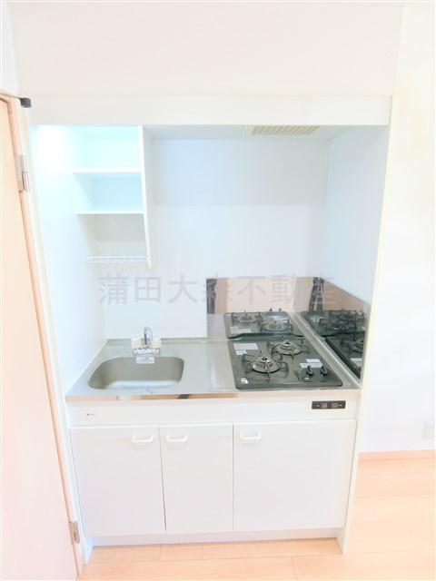プラネット蒲田のキッチン|2口ガスシステムキッチン