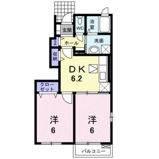 【間取り】 | メゾン　クレールＡ