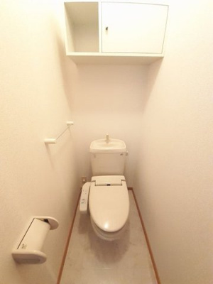 【トイレ】 | メゾン　クレールＡ | ゆったりとした空間のトイレです