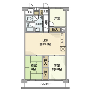 【間取り】 | セントラルグリーンハイツ | 間取りです。