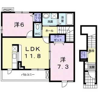 【間取り】 | ナチュラルＭ　Ａ