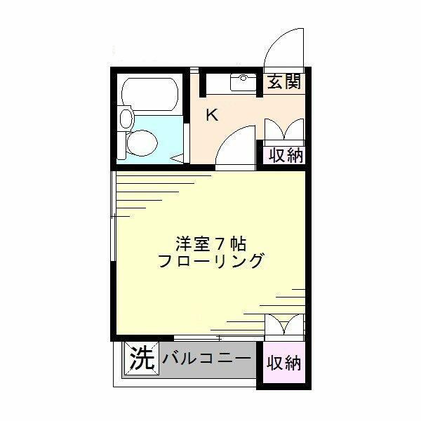 メゾン久の間取り|間取りです。