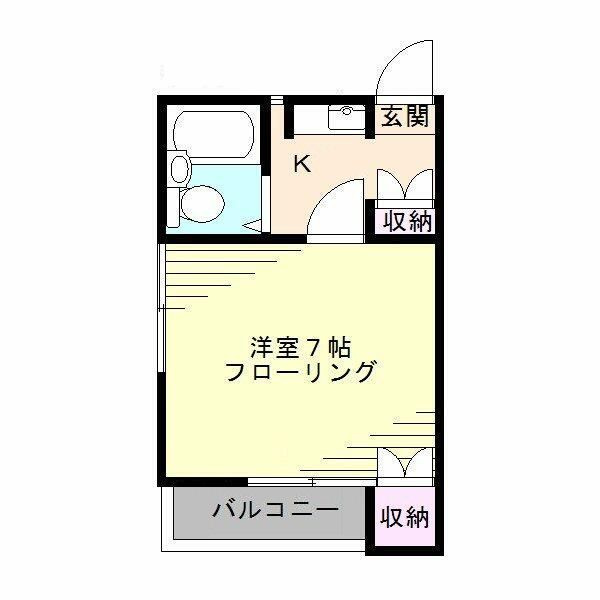 メゾン久の間取り|間取りです。