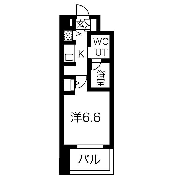 ファーストフィオーレ難波ウエストの間取り