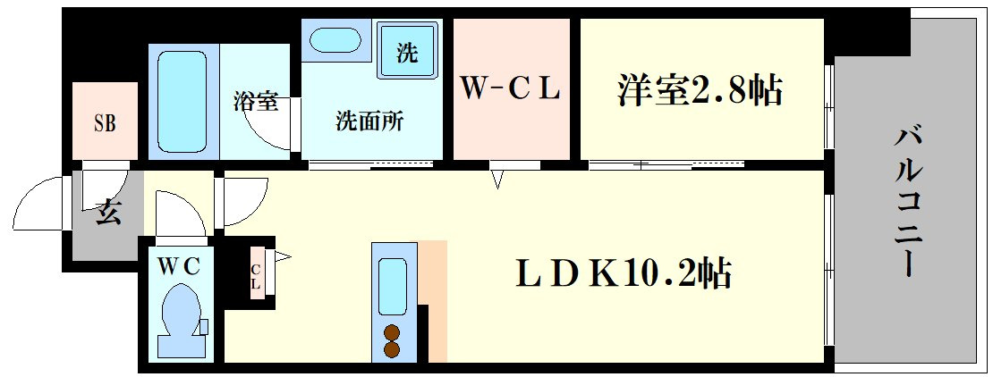 リヴェント難波サウスの間取り