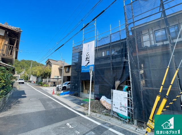京都市北区上賀茂池端町　新築一戸建ての外観|現在の進捗状況です！順調に作業進行中、完成が待ち遠しいです！詳細の間取り等、お気軽にお問い合わせください！
