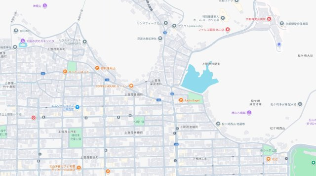 京都市北区上賀茂池端町　新築一戸建ての地図