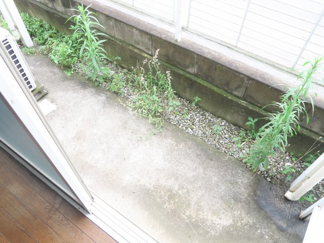 パルーム栗山№2のバルコニー