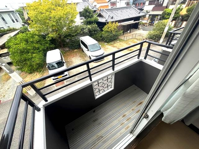 アミティハイムのバルコニー