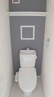 CUBEのトイレ|落ち着いたトイレです