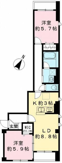【間取り】 | （仮称）ビューノ中央