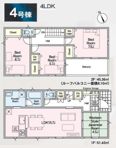 松戸市六実５丁目新築戸建（六実第12）
