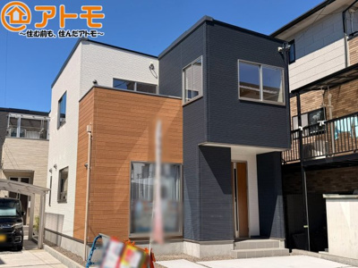 【外観】 | 駿河区東新田二丁目11期　新築戸建　全1棟 | どっしりとした外観は安心感のあるマイホームを実感できますね♪