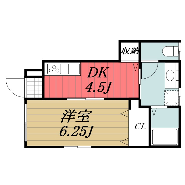 【間取り】 | ナリトモ大巌寺　D