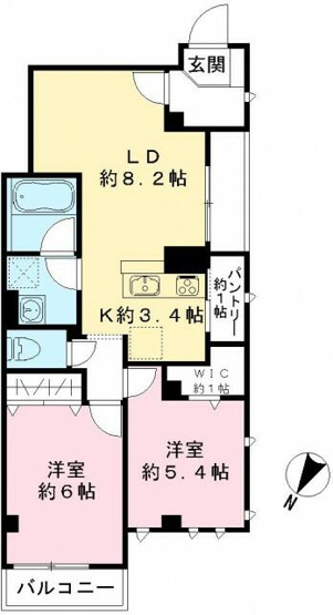 【間取り】 | （仮称）ビューノ中央