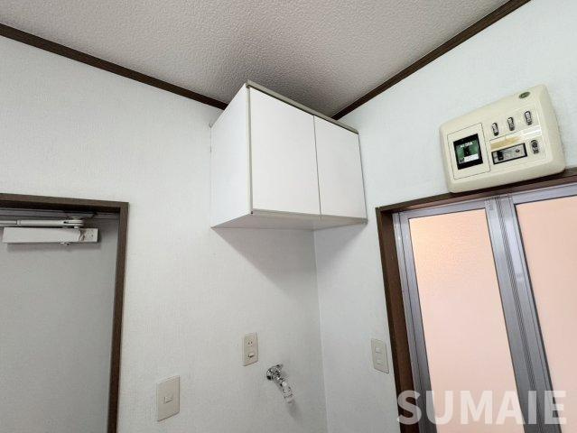ハイムタカノの設備|洗濯機置き場上収納☆彡