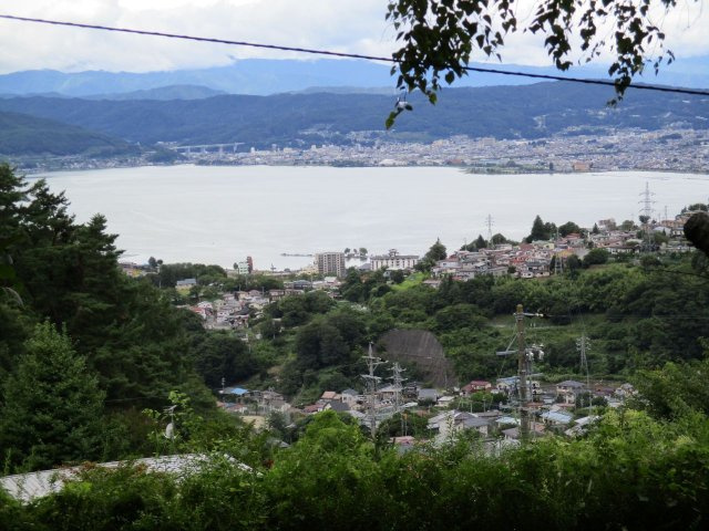 諏訪市大字上諏訪尾玉町　ログハウス中古住宅の展望