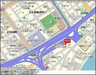 【地図】 | パレステュディオ日本橋東壱番館