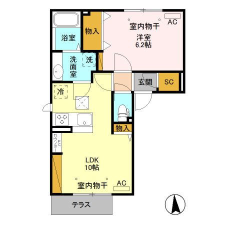 【間取り】 | グランオッツⅤ Ｂ