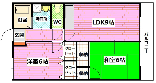 シティハイムマックの間取り