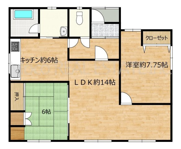 【間取り】 | 北見市中ノ島町中古住宅