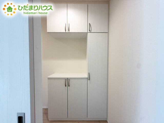 上尾市東今泉6番　新築戸建　ハートフルAの収納