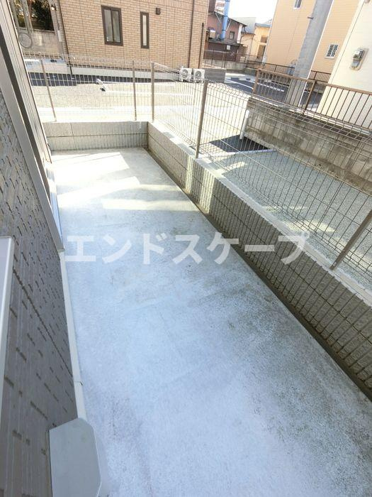 ルミエール　Ｃのバルコニー|高崎、前橋のお部屋探しはエンドスケープまで！お客様の理想お聞かせ下さい♪