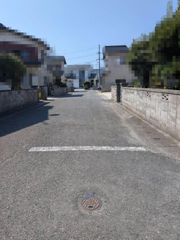 和田町売り土地の前面道路含む現地写真