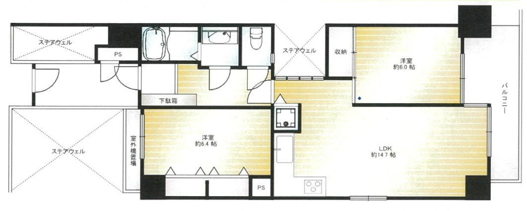 プルミエール入間シティの間取り