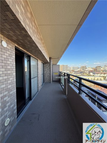 ライオンズマンション明石田町のバルコニー