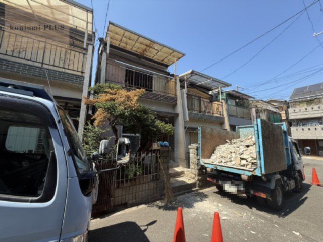 大阪市西淀川区出来島2丁目の前面道路含む現地写真