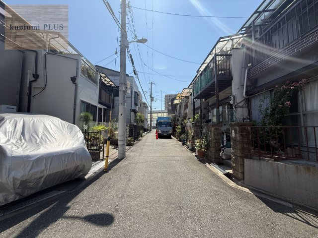 大阪市西淀川区出来島2丁目の前面道路含む現地写真