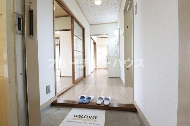 萩原コーポの玄関