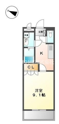 丹波篠山市杉のアパートの間取り|篠山口駅から徒歩圏内です◎