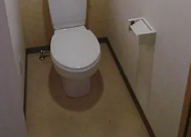松戸市小山の賃貸マンションのトイレ