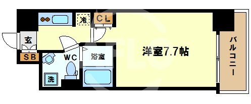 SERENiTE本町エコートの間取り|SERENiTE本町エコート(セレニテ本町エコート)　間取