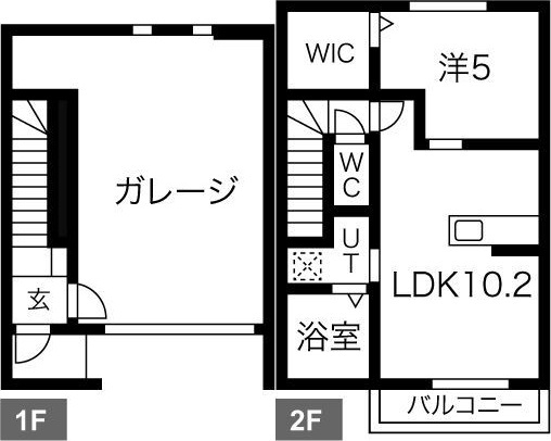 【間取り】 | アクアA棟