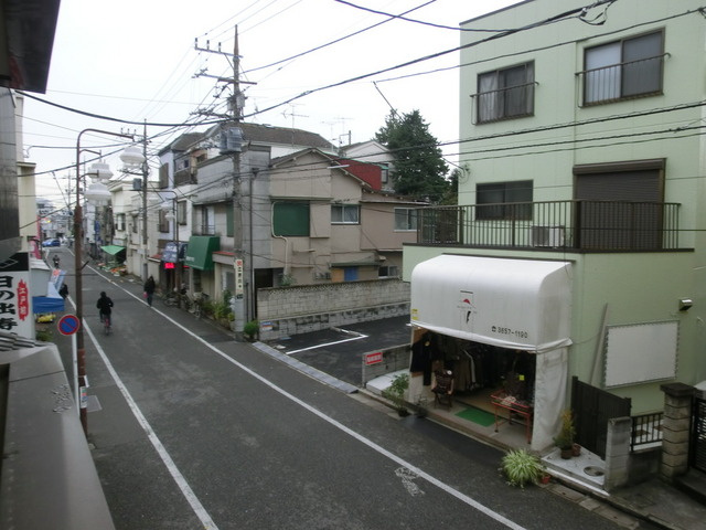 日の出ハイツの展望|バルコニーからの景色です。