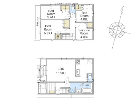 プラザ034Ⅱ④1　新築一戸建て　01の間取り|【全4棟・1号棟】プラザ034Ⅱ④1　新築一戸建て　01・4LDK・土地面積91.42m2・建物面積86.94m2