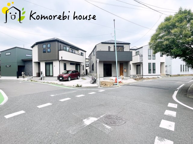 プラザ034Ⅱ④1　新築一戸建て　01の前面道路含む現地写真|前面道路含む現地写真です