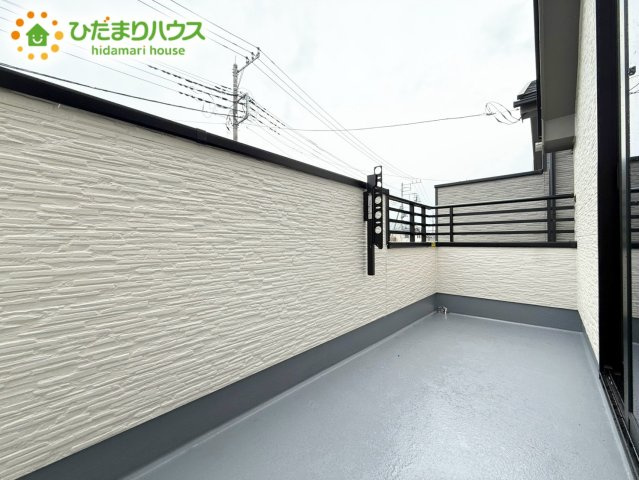 上尾市東今泉6番　新築戸建　ハートフルCのバルコニー