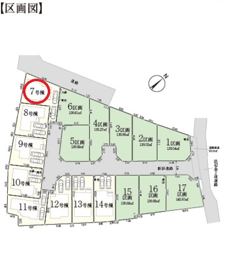 八王子市小宮町第4 新築戸建て～全17区画～の区画図