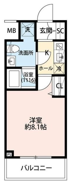プレール・ドゥーク梅島の間取り|間取りです。
