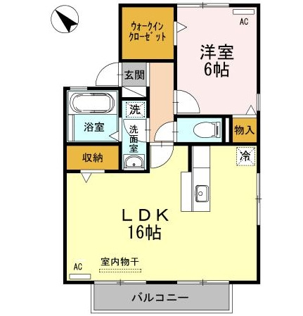 サンハイツフレマリールAの間取り