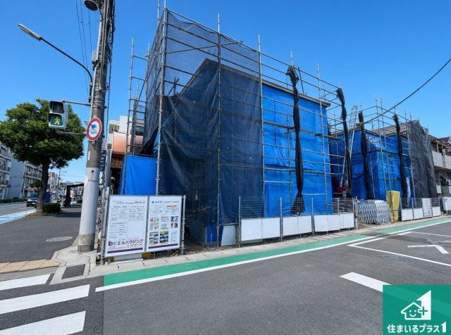 伊丹市野間　第1期　新築一戸建ての外観|現在建築中！落ち着いた街並みで新生活を始めることが出来そう！周辺の物件も併せてご紹介させて頂きます！