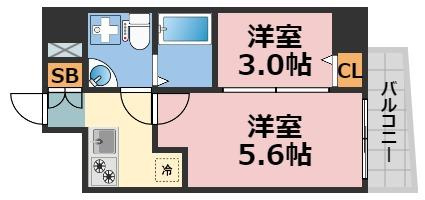 セレニテ上町台の間取り